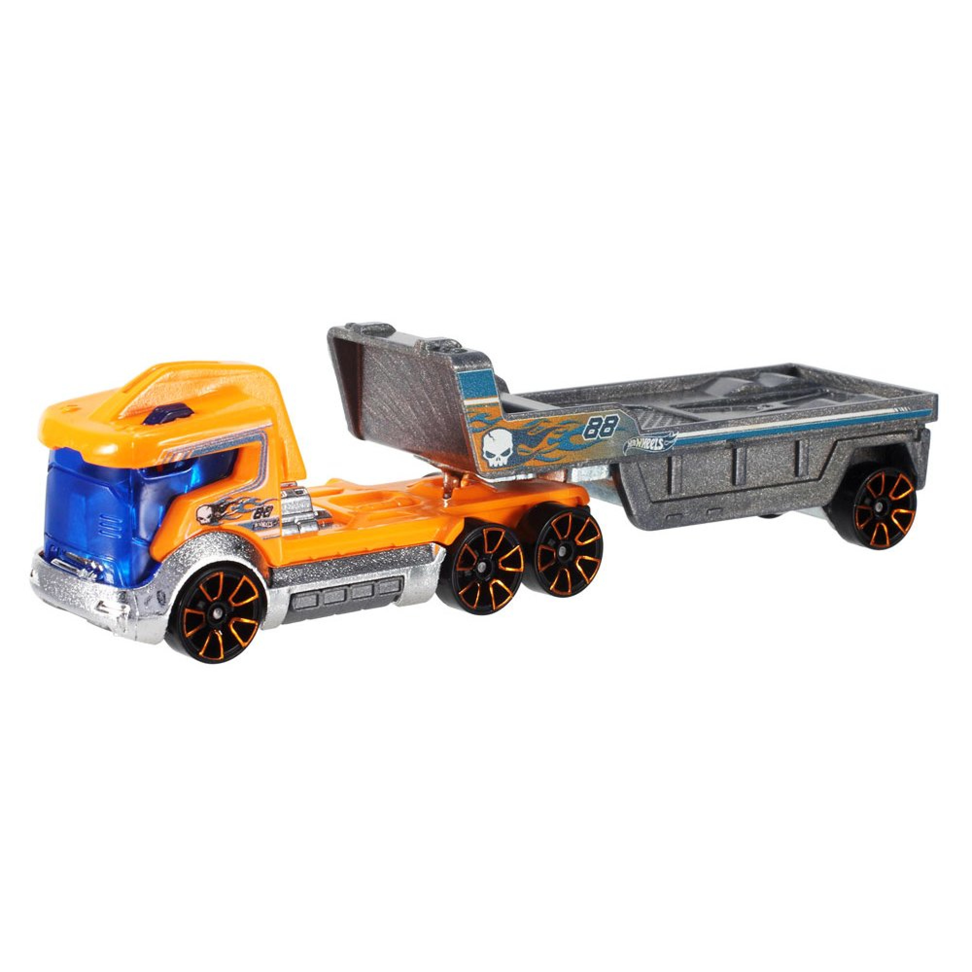 Игрушечный грузовик-трейлер Hot Wheels Copter Chase (BFM60) в